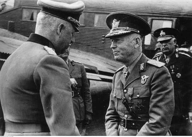 ion antonescu și enrich von manstein