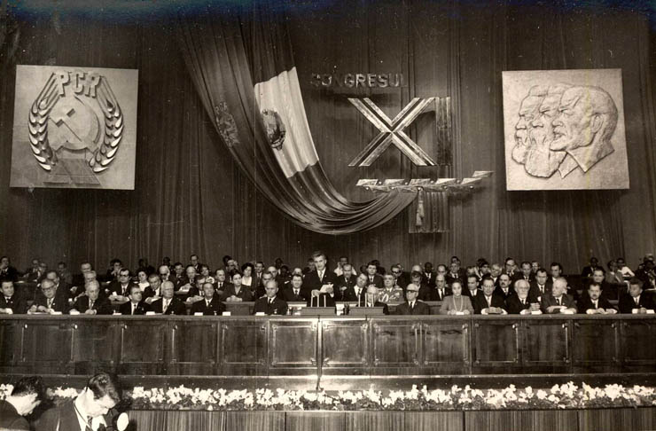 ceaușescu la congresul partidului