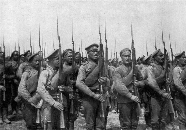 infanterie cu pușca mosin-nagant