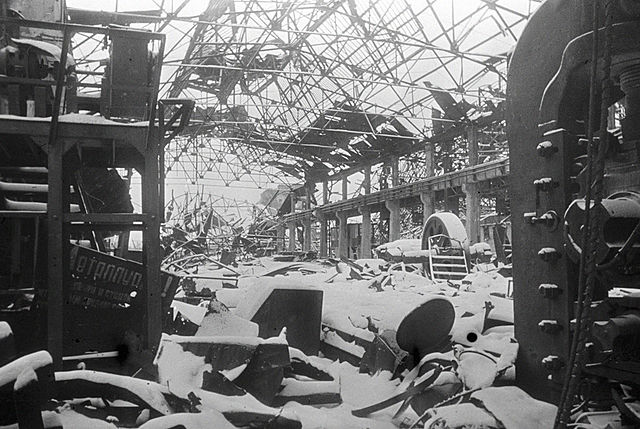 ruinele orașului stalingrad