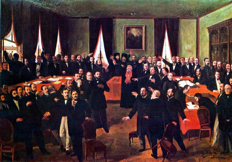 unirea principatelor române tablou