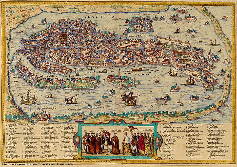 pictură medievală cu veneția